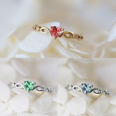 Simple Romantic Heart Ring