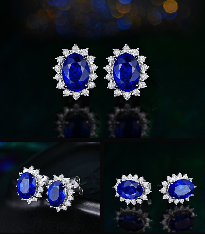 Sapphire Earrings