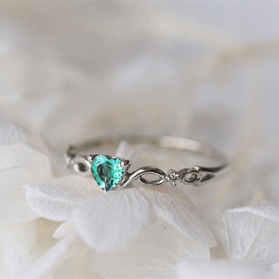 Simple Romantic Heart Ring