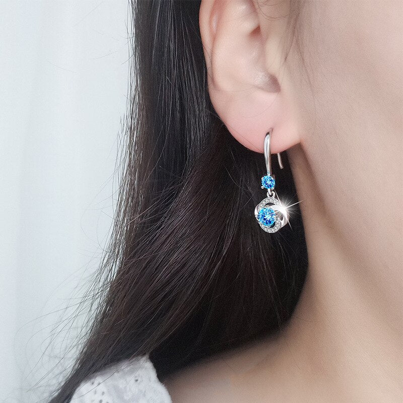 Flower Drop Earrings