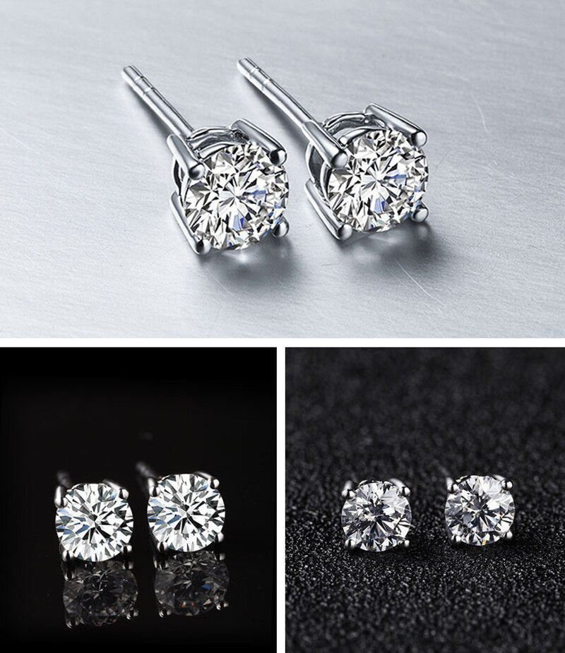 Tibetan Silver Stud Earrings