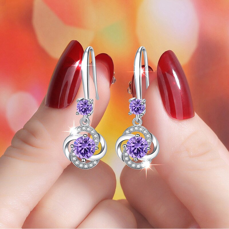 Flower Drop Earrings