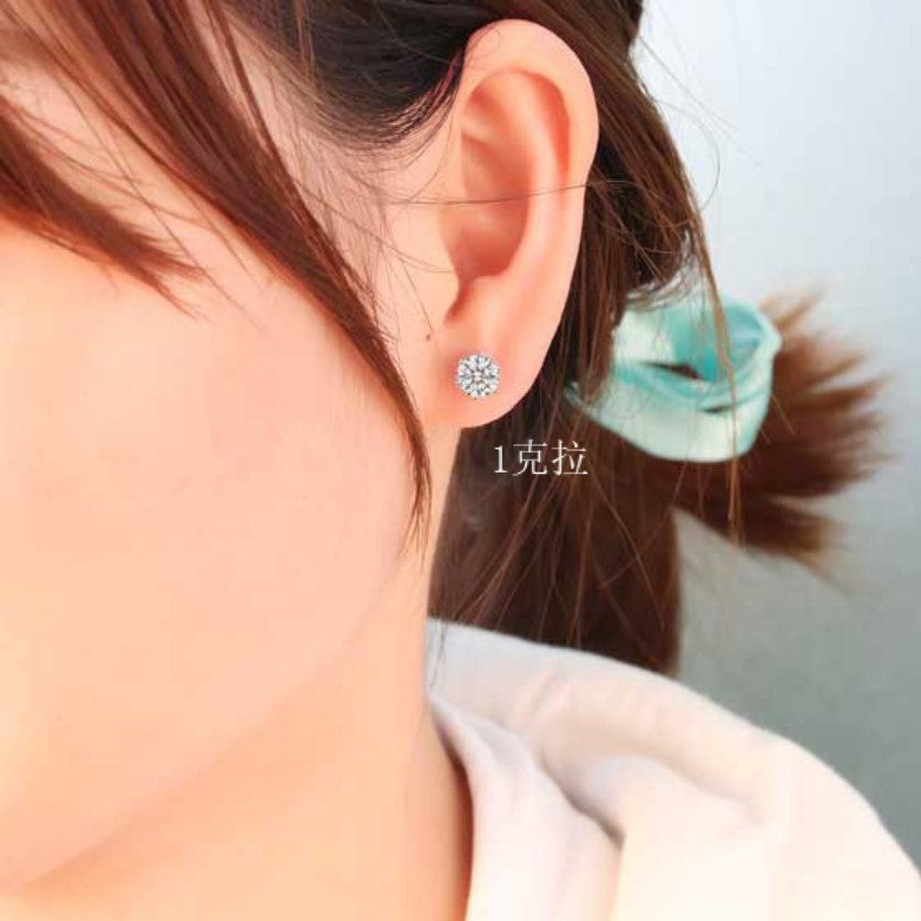 Tibetan Silver Stud Earrings